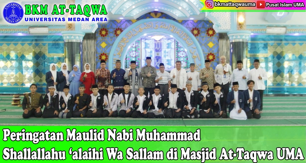 Peringatan Maulid Nabi di Masjid Taqwa UMA